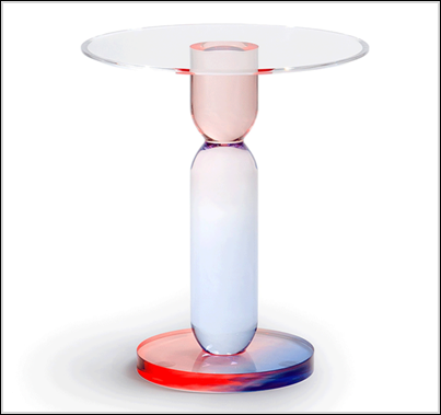 Gradient Pedestal Table