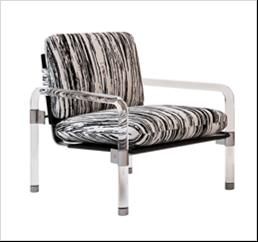 Striped Dining Chair