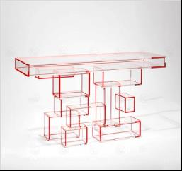 Sculptural Console Table