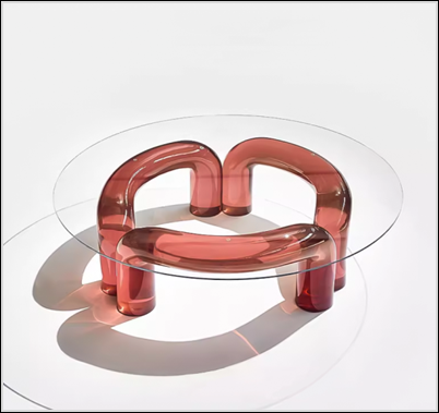 Loop Base Round Coffee Table