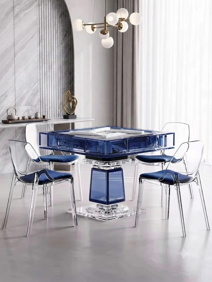 Blue Mahjong Table