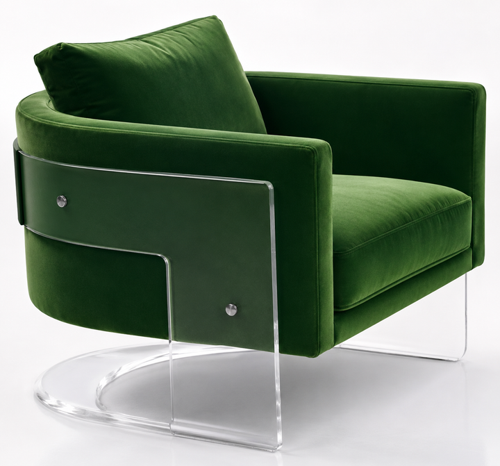 Acrylic Frame Armchair