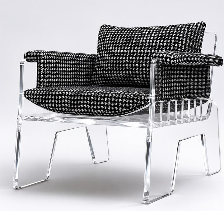 Houndstooth Armchair