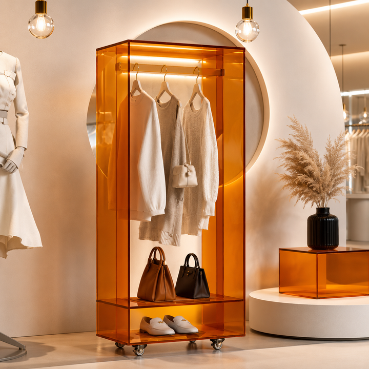 Rolling Wardrobe Rail