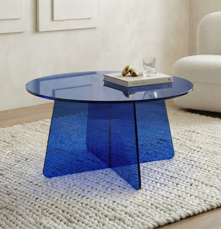 Blue Disc Coffee Table
