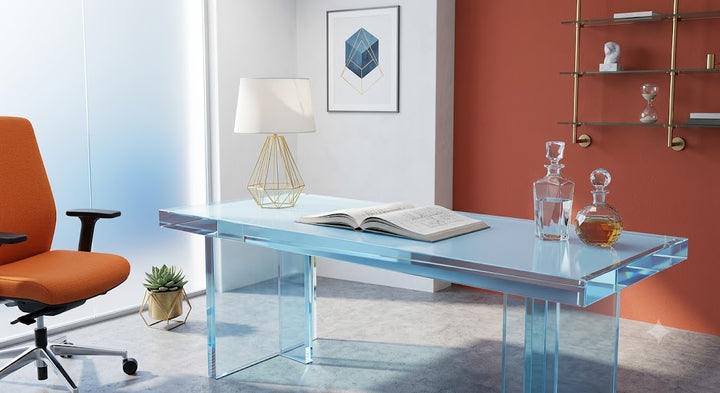 Blue Writing Desk