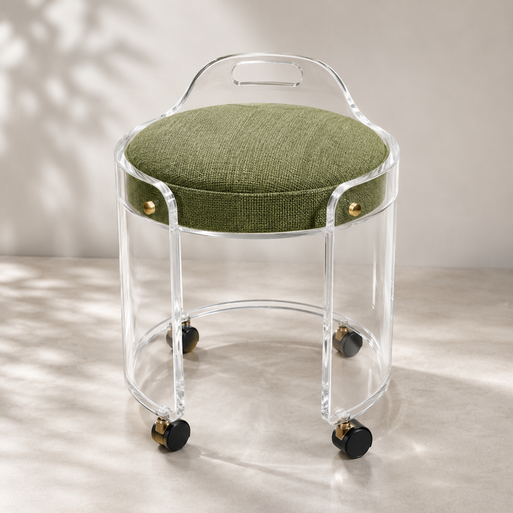 Rolling Vanity Stool