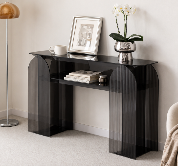 Ribbed Console Table