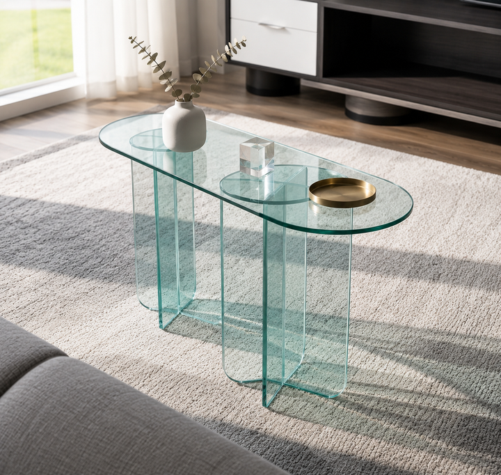 Curved Console Table