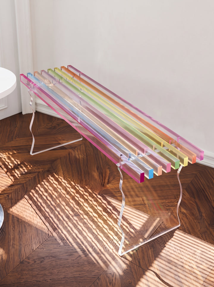 Rainbow Rod Bench