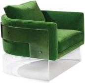 Acrylic Frame Armchair