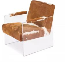Cowhide Lounge Chair