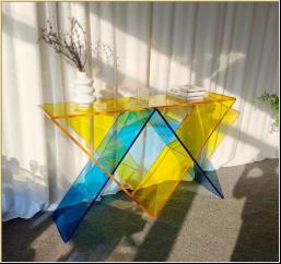 Yellow Star Console Table