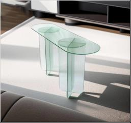 Curved Console Table