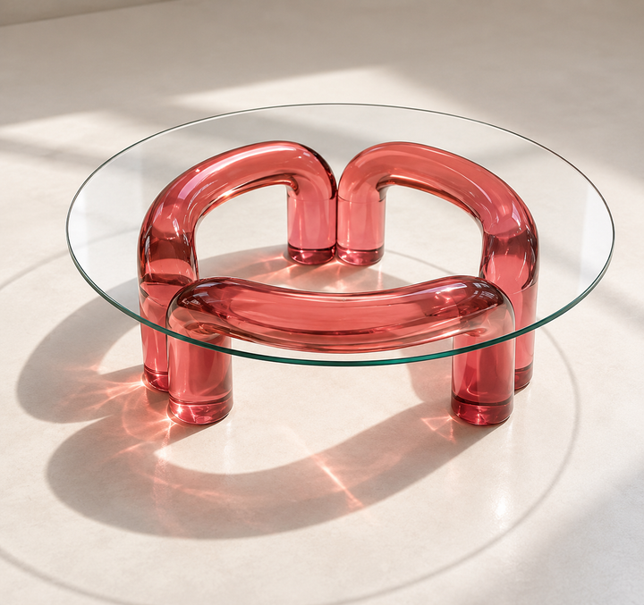 Loop Base Round Coffee Table