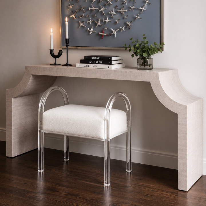 Fabric High Stool
