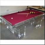 Full-Glass Pool Table