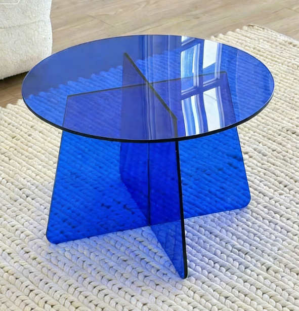 Blue Disc Coffee Table